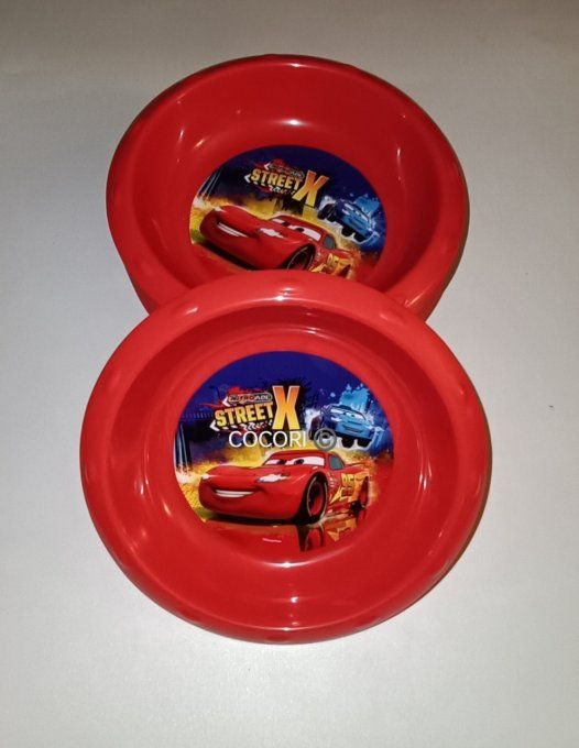 Lot Revendeur 11 Assiettes Creuses Disney cars