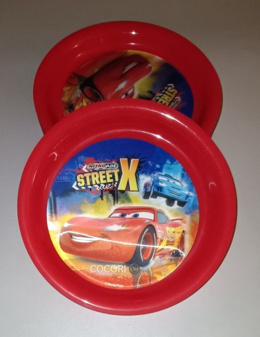 Lot de 12 assiettes plates Disney Cars